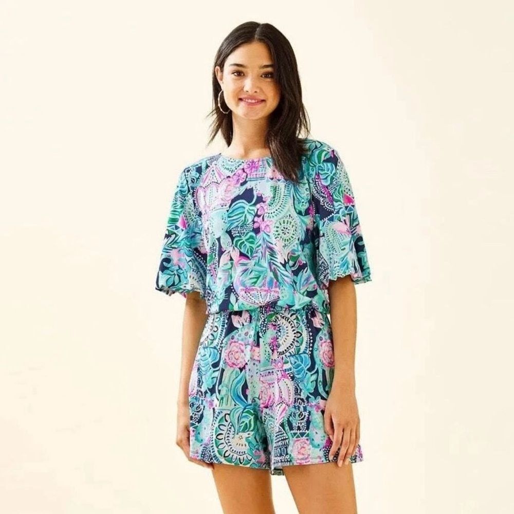 Lilly Pulitzer Britton Romper Multicolor XXS | Resort
